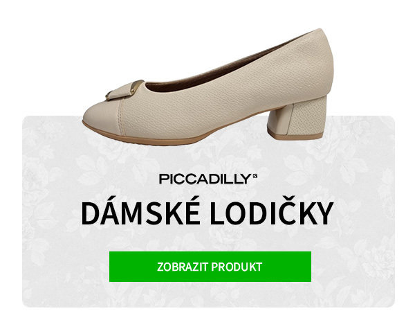 B - Piccadilly dámské lodičky Joanete 322042-3 krémové